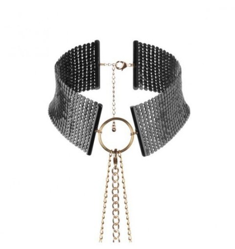 Obroża Désir Métallique Collar czarna Bijoux Indiscrets