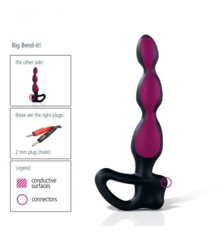 Mystim Big Bend-it E-Stim prostate toy