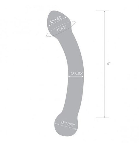 Glas - Curved G-Spot Stimulator Glass Dildo