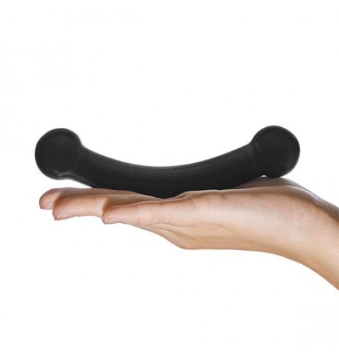 Glas - Double Bull Black Glass Dildo