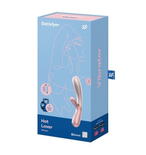 Wibrator Króliczek Hot Lover Pink Satisfyer