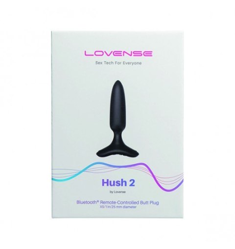 Korek Analny z wibracjami Hush rozmiar XS & App Lovense