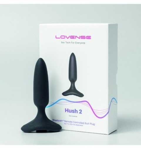 Korek Analny z wibracjami Hush rozmiar XS & App Lovense