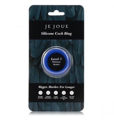 Je Joue Minimum Stretch Silicone Cock Ring Blue