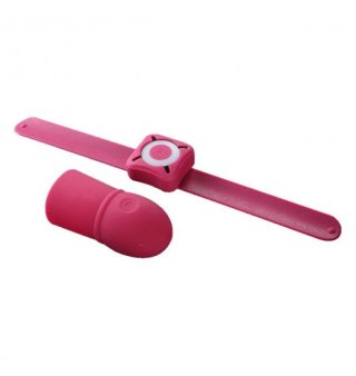 Super Striker Lengthening Penis Sleeve with Vibrations Pink