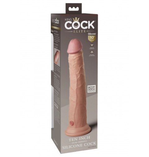 Dildo Sztuczny Penis King Cook 10" cielisty z przyssawką