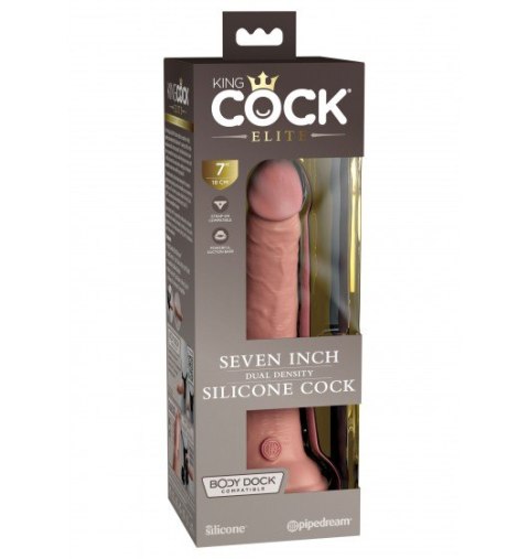 7 Inch Dual Density Silicone Cock Light