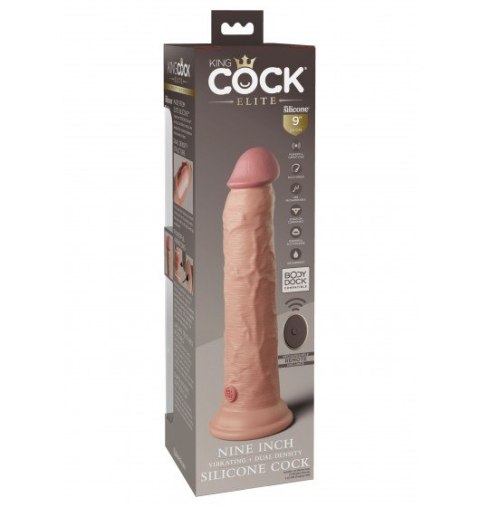 9 Inch Dual Density Vibe Cock Light