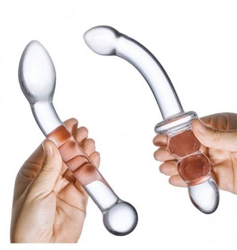 Szklane Dildo Zestaw G-Spot Pleasure 2 szt Gläs