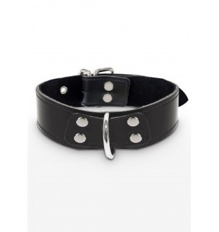 Taboom Elegant D-Ring Collar Black