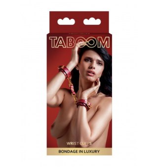 Taboom Wrist Cuffs Red