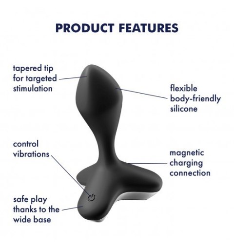 Wibrator Analny Game Changer Black Satisfyer