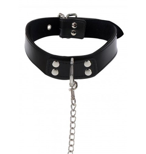 Taboom Elegant Collar and Chain Leash Black