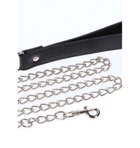 Taboom Elegant Collar and Chain Leash Black