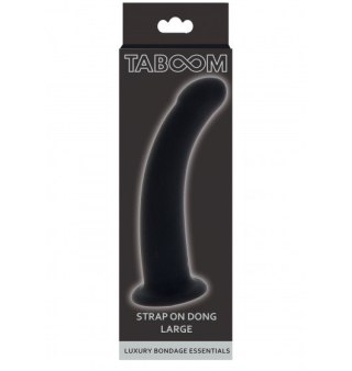 Dildo Sztuczny Penis Strap on rozmiar XL z przyssawką Black Taboom