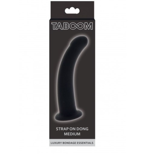 Dildo Sztuczny Penis Strap on rozmiar L z przyssawką Black Taboom