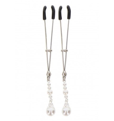 Taboom Tweezers With Pearls Silver