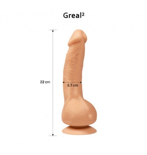 Wibrator Sztuczny Penis Greal 2 Flesh Gvibe