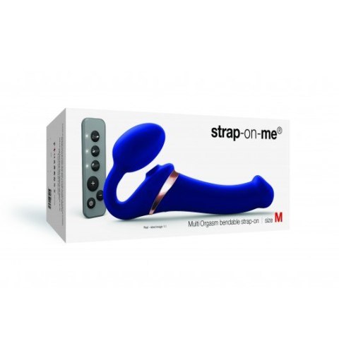 Wibrujące Dildo Multi Orgasm Strap on Night Blue rozmiar M