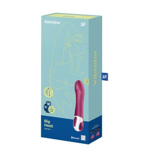 Wibrator Big Heat z aplikacją Satisfyer