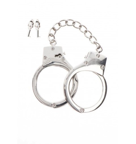 Taboom Silver Plated BDSM Handcuffs