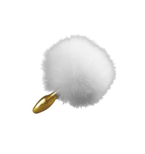 Upko Rabbit Fur Bunny Tail Small Butt Plug