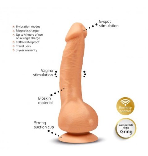 Wibrator Sztuczny Penis Greal Mini Flesh Gvibe