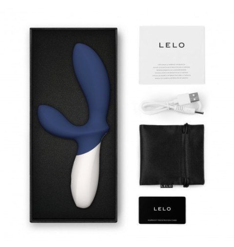 LELO Wibrator analny do prostaty Loki Wave Base Blue