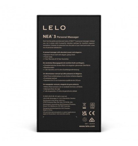 LELO Masażer Łechtaczki Nea 3 czarny LELO Masażer Łechtaczki Nea 3 czarny