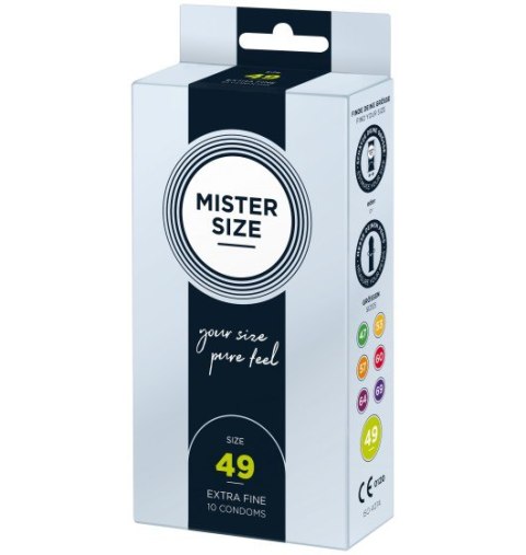 Mister.Size 49 mm Condoms 10 Pieces