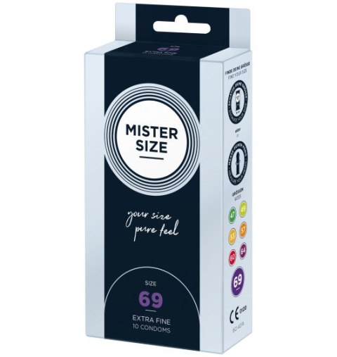 Mister.Size 69 mm Condoms 10 Pieces