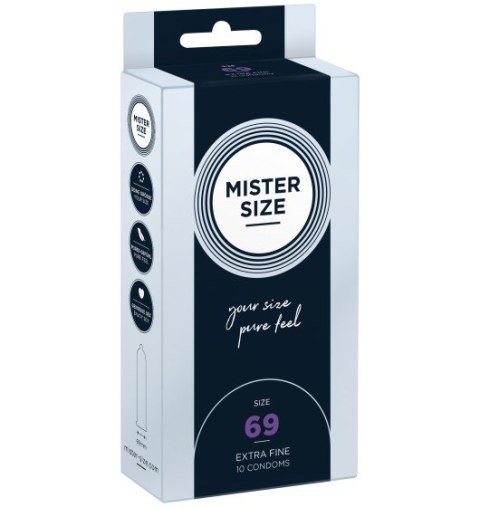 Mister.Size 69 mm Condoms 10 Pieces