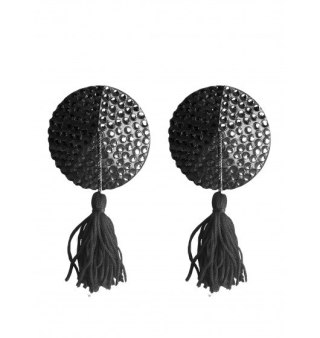 Ouch! Nipple Tassels Round Black