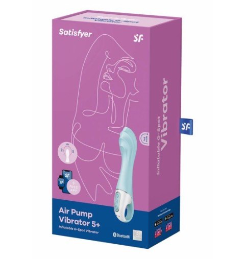 Wibrator Air Pump Vibrator 5+ Blue Satisfyer