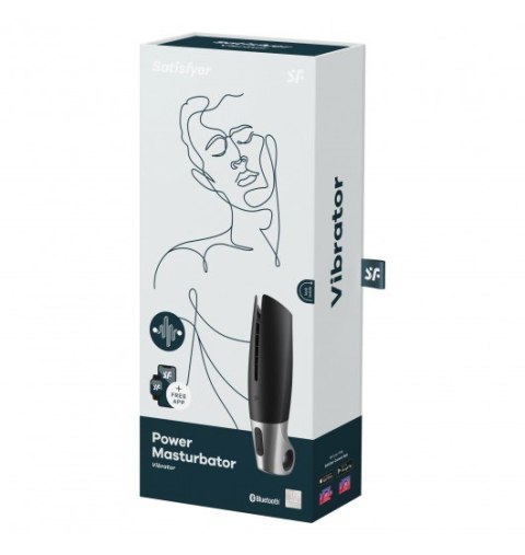 Masturbator Power Black Silver Satisfyer