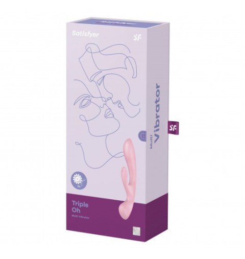 Wibrator Króliczek Triple Oh Pink Satisfyer