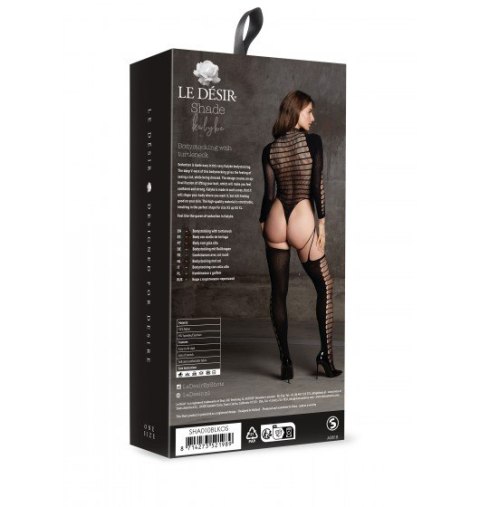 Kalyke XXIII Bodystocking with Turtleneck Black