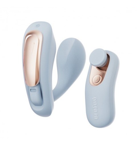 Qingnan No.6 Wireless Control Wearable Vibrator Blue