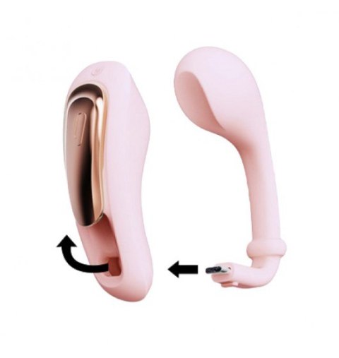 Qingnan No.6 Wireless Control Wearable Vibrator Pink