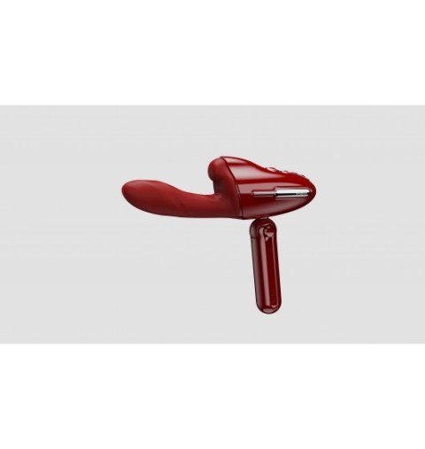 Qingnan No.9 Handheld Vibrating and Rotating Thruster Set Red