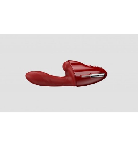 Qingnan No.9 Handheld Vibrating and Rotating Thruster Set Red