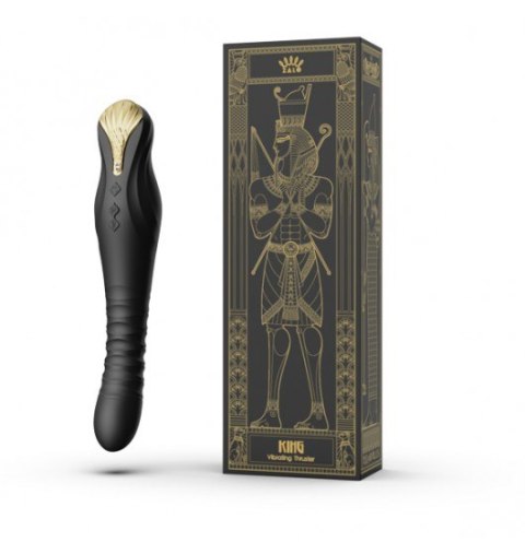 Zalo King Vibrating Thruster Obsidian Black