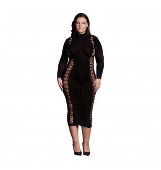 Carme XI - Dress with Turtleneck Black OSX