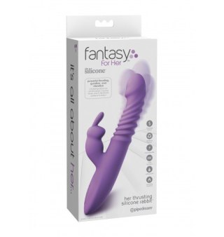 Wibrator Króliczek Her Thrusting Silicone Pipedream