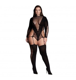 Kalyke XXIII Bodystocking with Turtleneck Black OSX