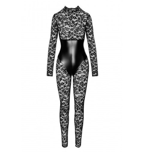 F299 Enigma lace catsuit with underbust bodice L