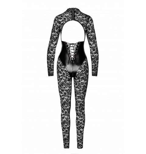 F299 Enigma lace catsuit with underbust bodice L