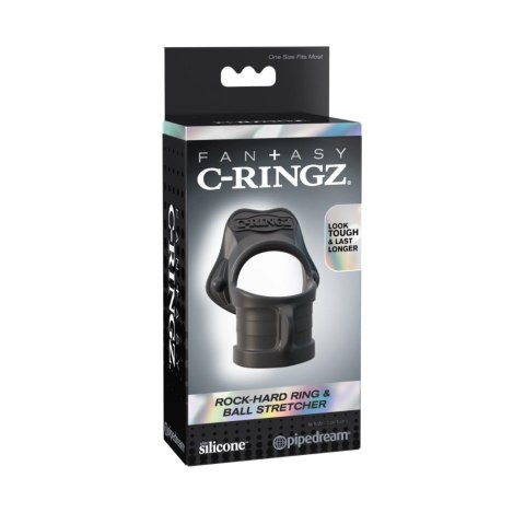 Pipedream Fantasy C-Ringz Rock Hard Ring & Ball Stretcher