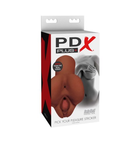 Masturbator męski PDX Plus Pick Pleasure Podwójna Penetracja Brown Pipedream