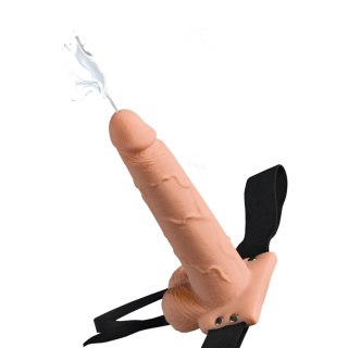 Pipedream Fetish Fantasy Series 7" Squirting Hollow Strap-On Light